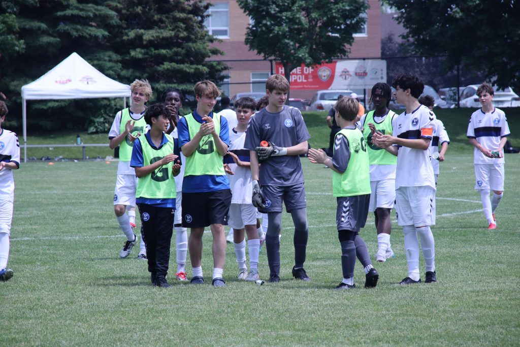 Cinematic game day photography and hype reels for Canadian soccer clubs and leagues.