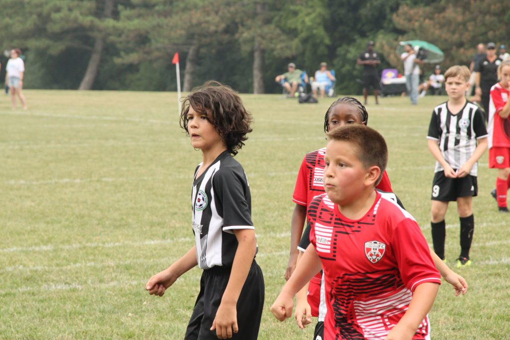 Players competing at the Chantilly Forever FC Emancipation Cup 2025