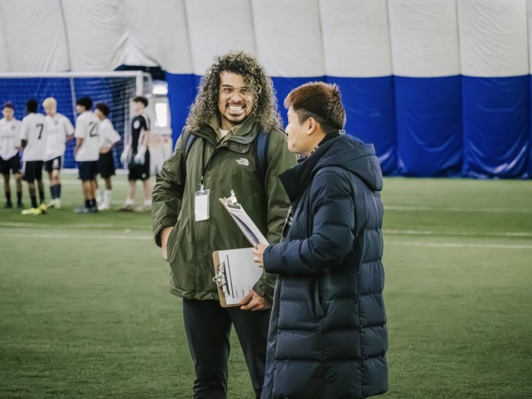 InTouch Football scouts evaluating players at Combine in Toronto