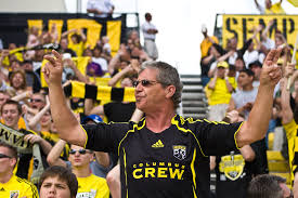 Jacen Russell-Rowe celebrating a goal for Columbus Crew - Pro player development tips.