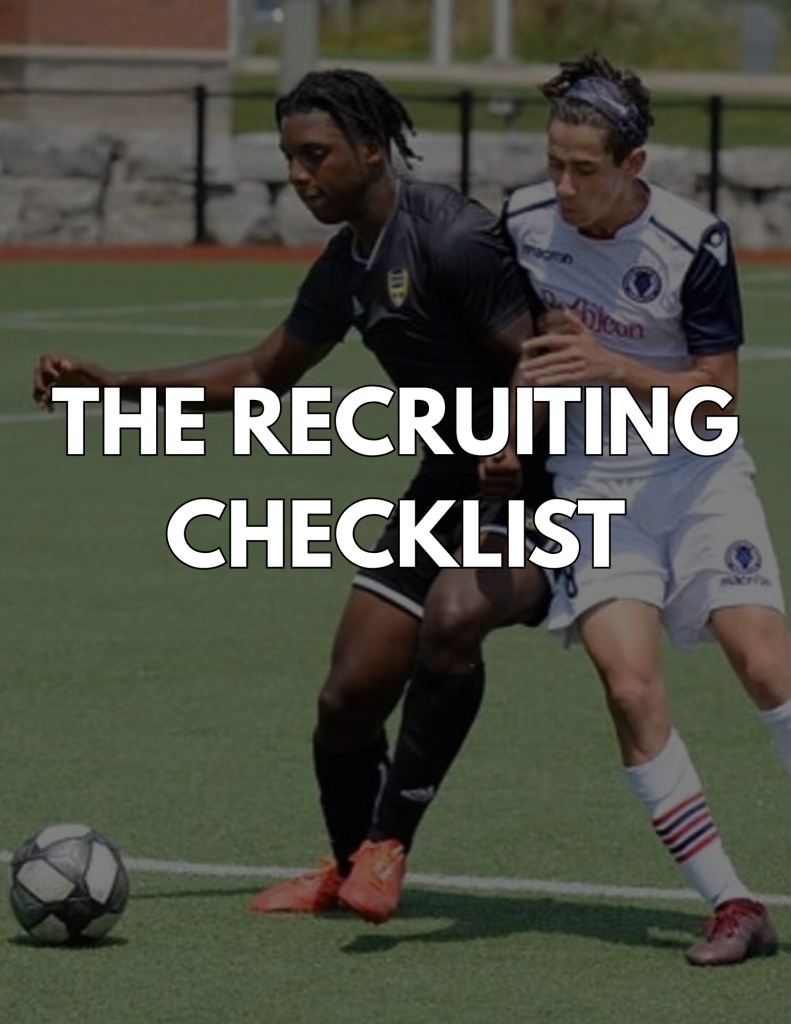 recruiting guide for youth soccer player