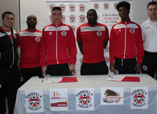 Canadian soccer player scholarship signing