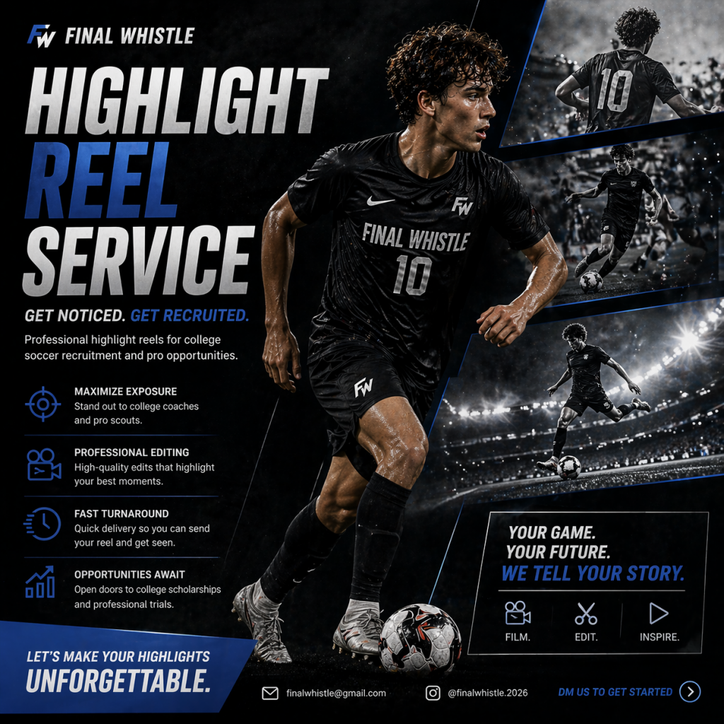 player highlight reel North American soccer recruiting